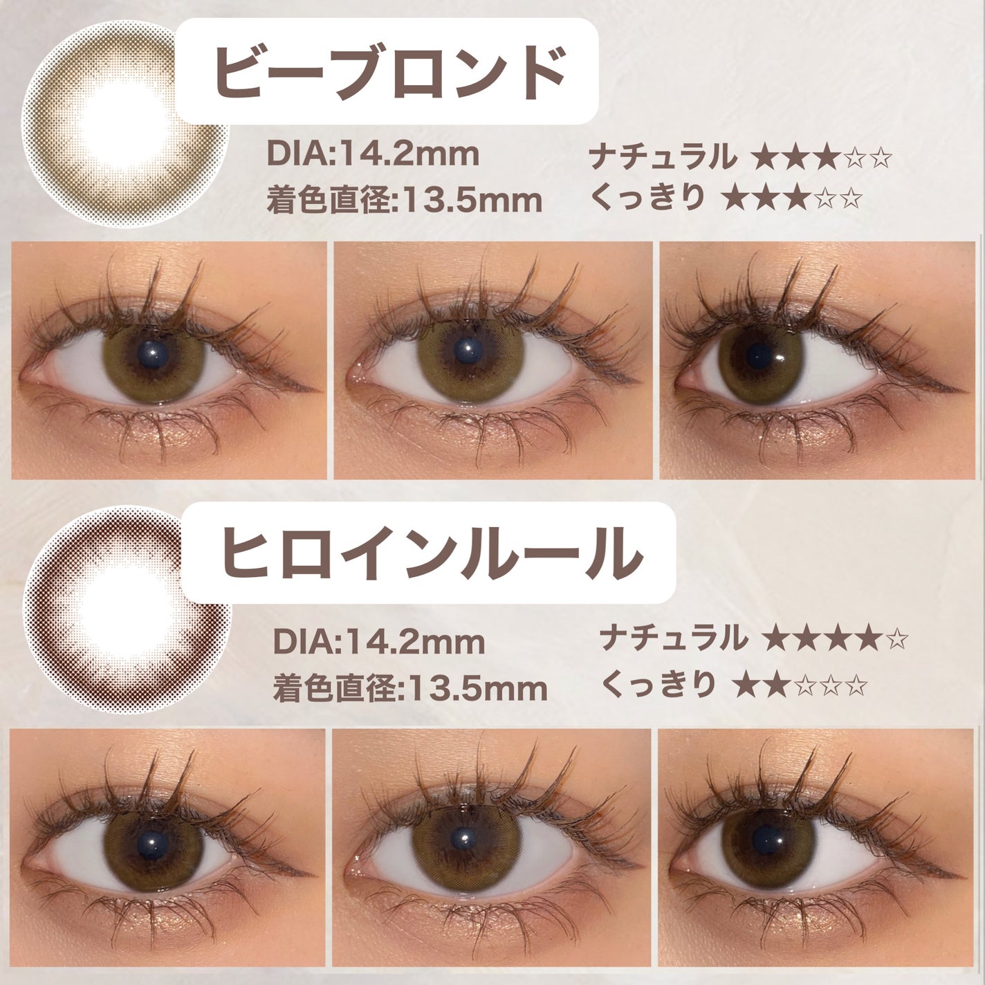 melotte 1day/melotte/ワンデー(1DAY)カラコンを使ったクチコミ(3枚目)