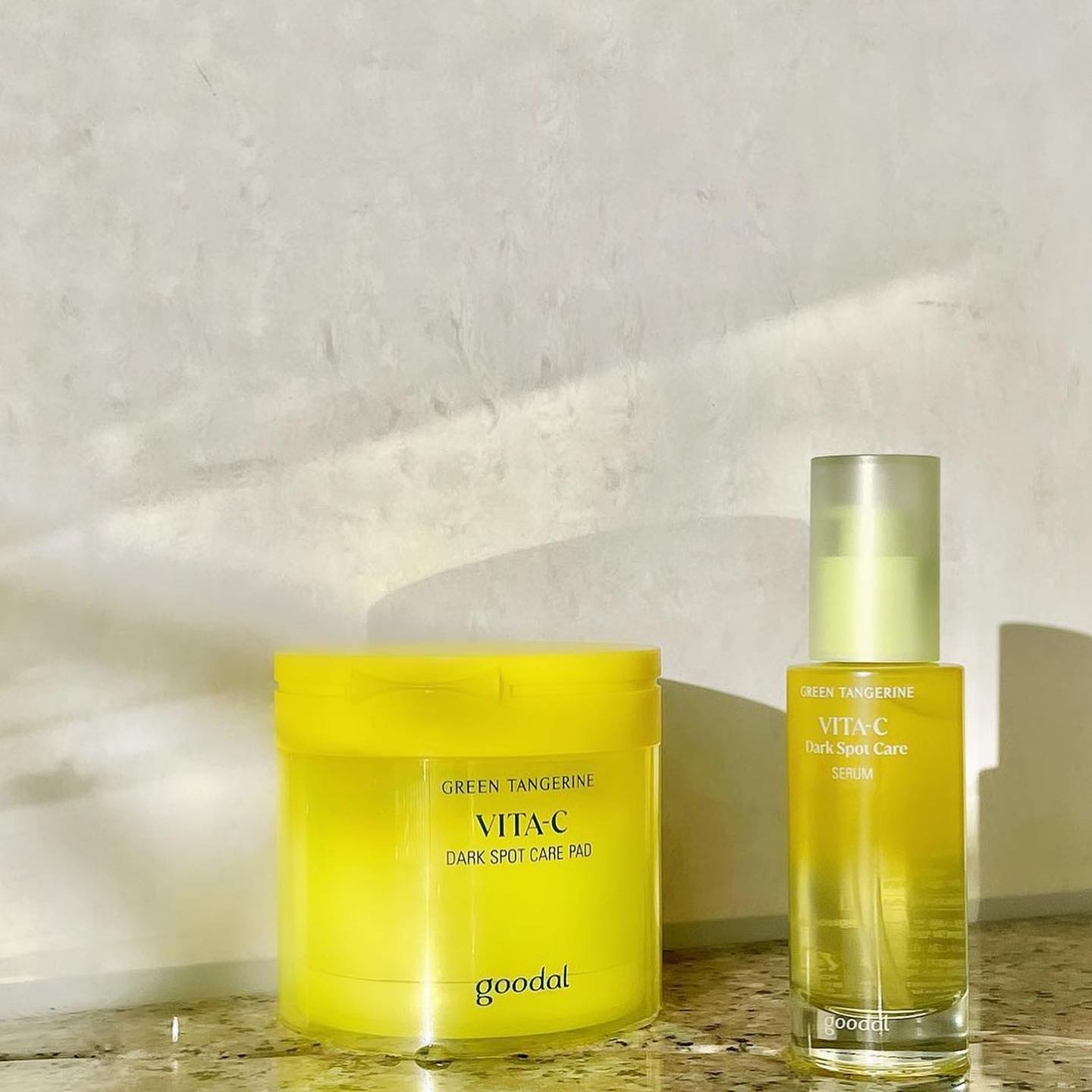 グリーンタンジェリン ビタC ダークスポットケアセラム/goodal/美容液を使ったクチコミ（1枚目）