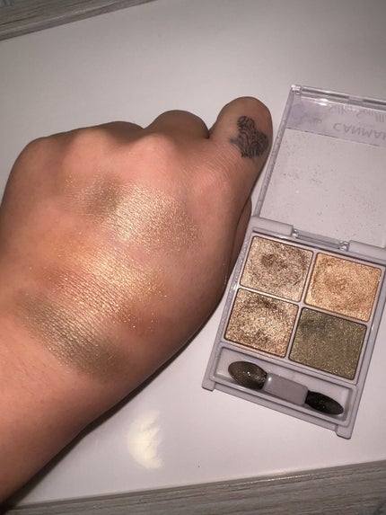 シルキースフレアイズ/キャンメイク/アイシャドウパレットを使ったクチコミ(3枚目)