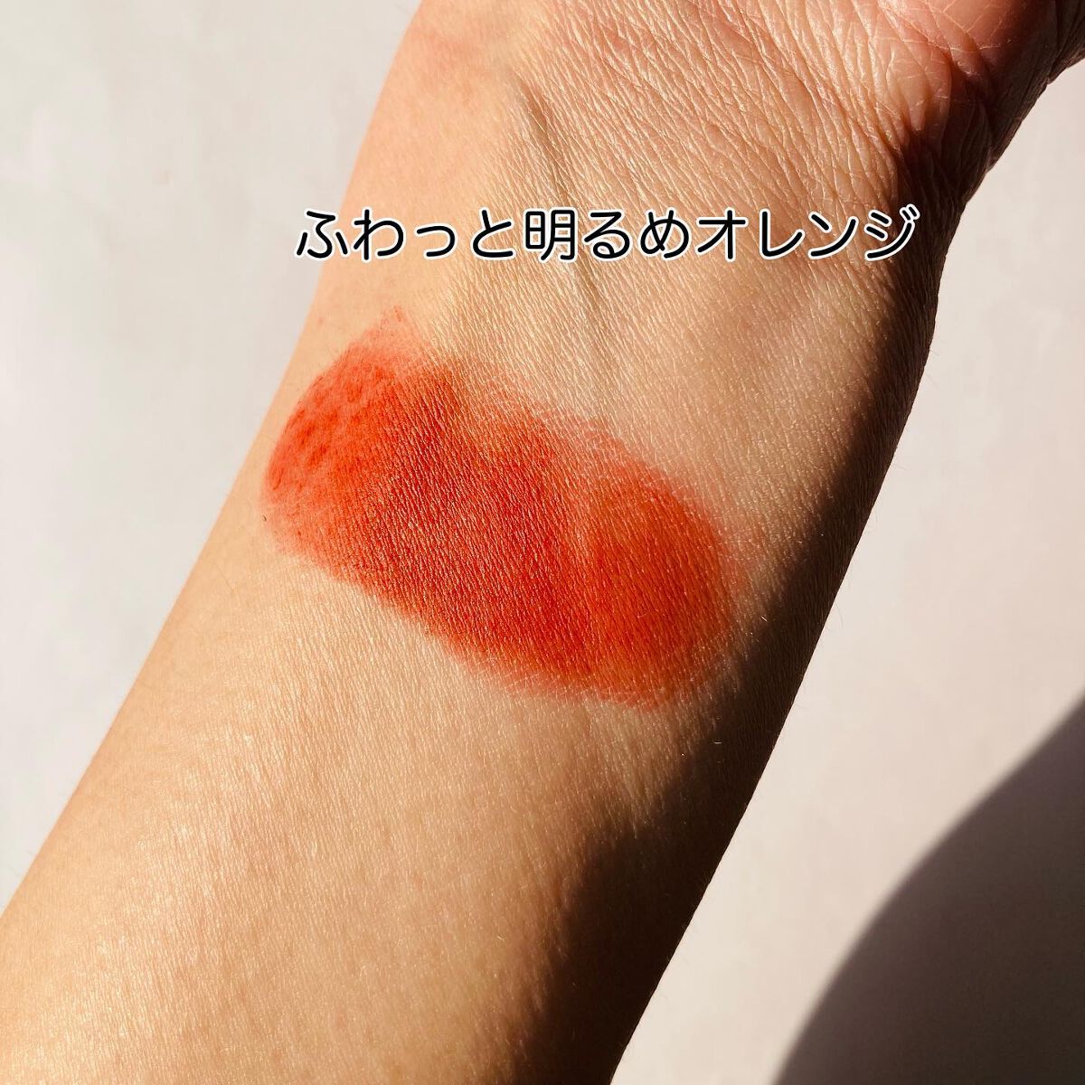 フェザーマットリップスティック S05 木漏れ日15時の空/INTO U/口紅を使ったクチコミ（2枚目）