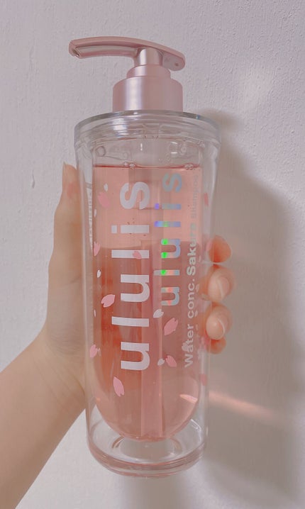 ウォーターコンク モイスト シャンプー(桜ver.)/ヘアトリートメント(桜ver.)/ululis/市販シャンプーを使ったクチコミ(2枚目)