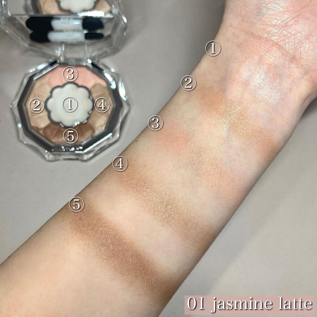 ジルスチュアート ブルームクチュール アイズ/JILL STUART/アイシャドウパレットを使ったクチコミ（2枚目）