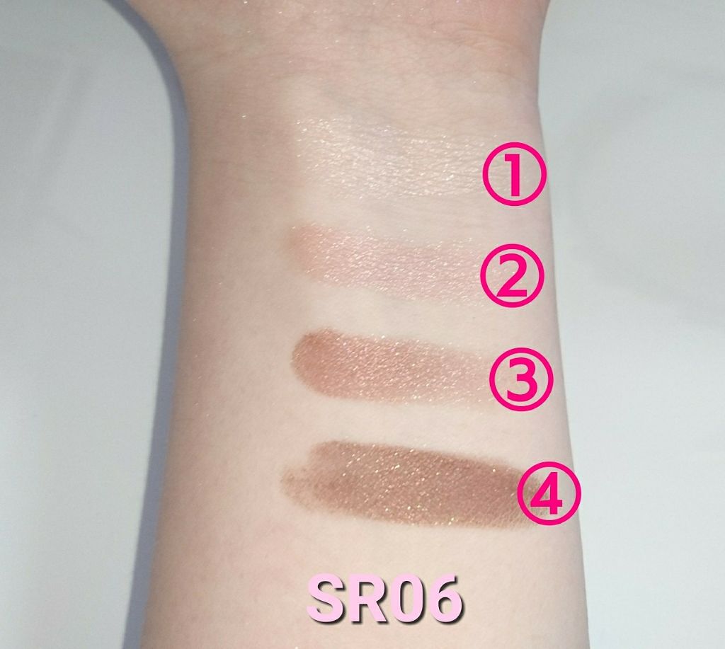 スキニーリッチシャドウ/excel/アイシャドウパレットを使ったクチコミ(3枚目)