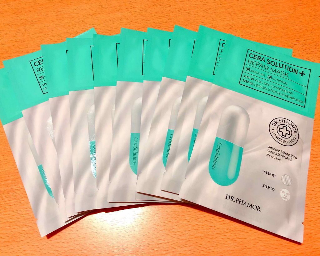 Dr.PHAMOR CERASOLUTION REPAIRMASK/DR.PHAMOR/シートマスク・パックを使ったクチコミ(1枚目)