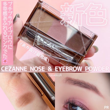ノーズ&アイブロウパウダー/CEZANNE/パウダーアイブロウを使ったクチコミ(1枚目)