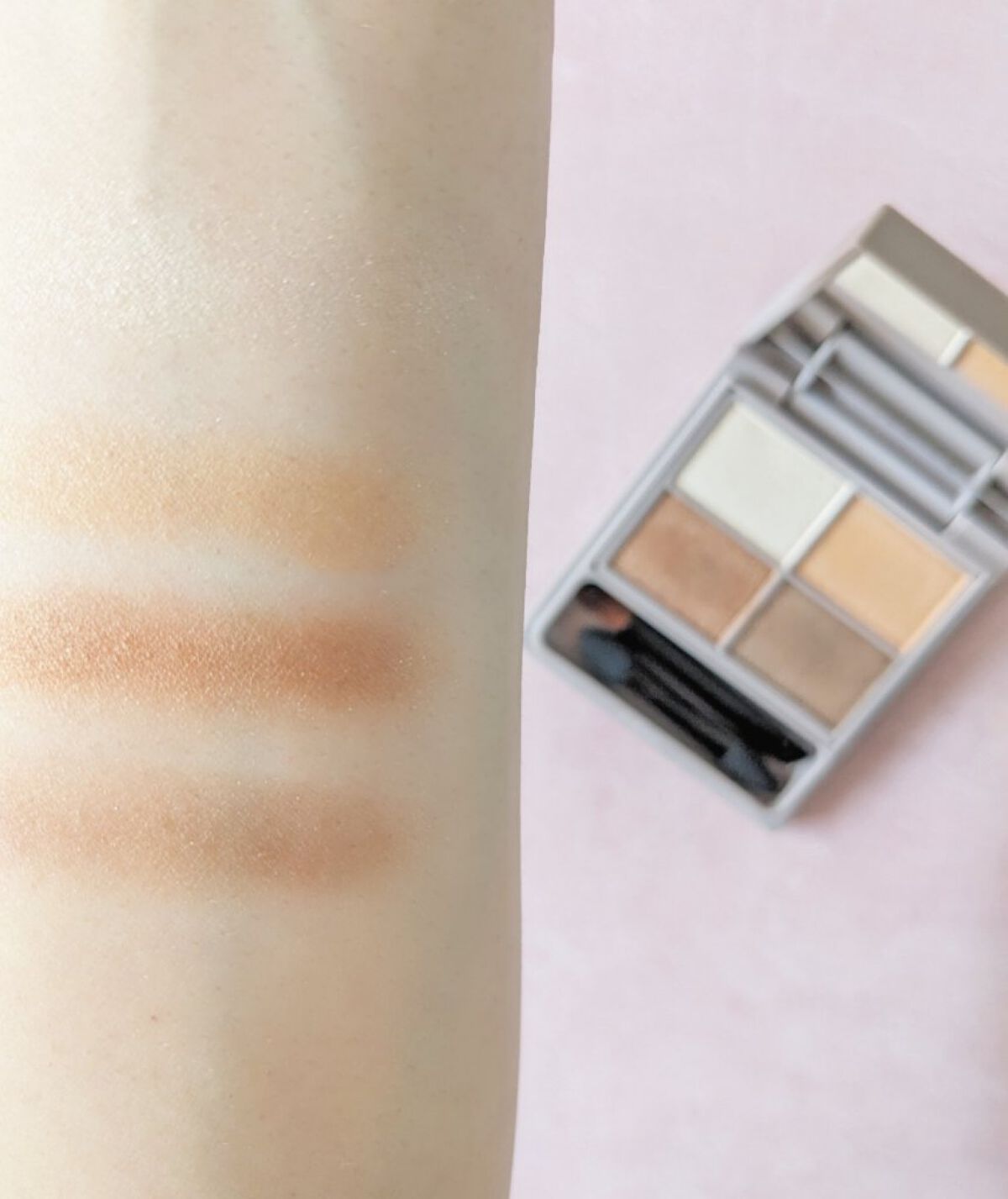 デザイニングアイカラー/rafuna/アイシャドウパレットを使ったクチコミ（3枚目）