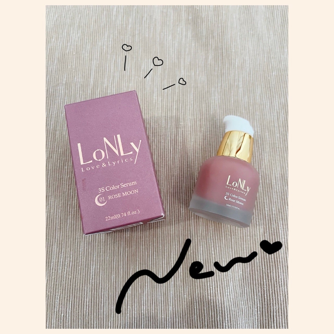 3S カラーセラム/LoNLy /リキッドチークを使ったクチコミ(1枚目)