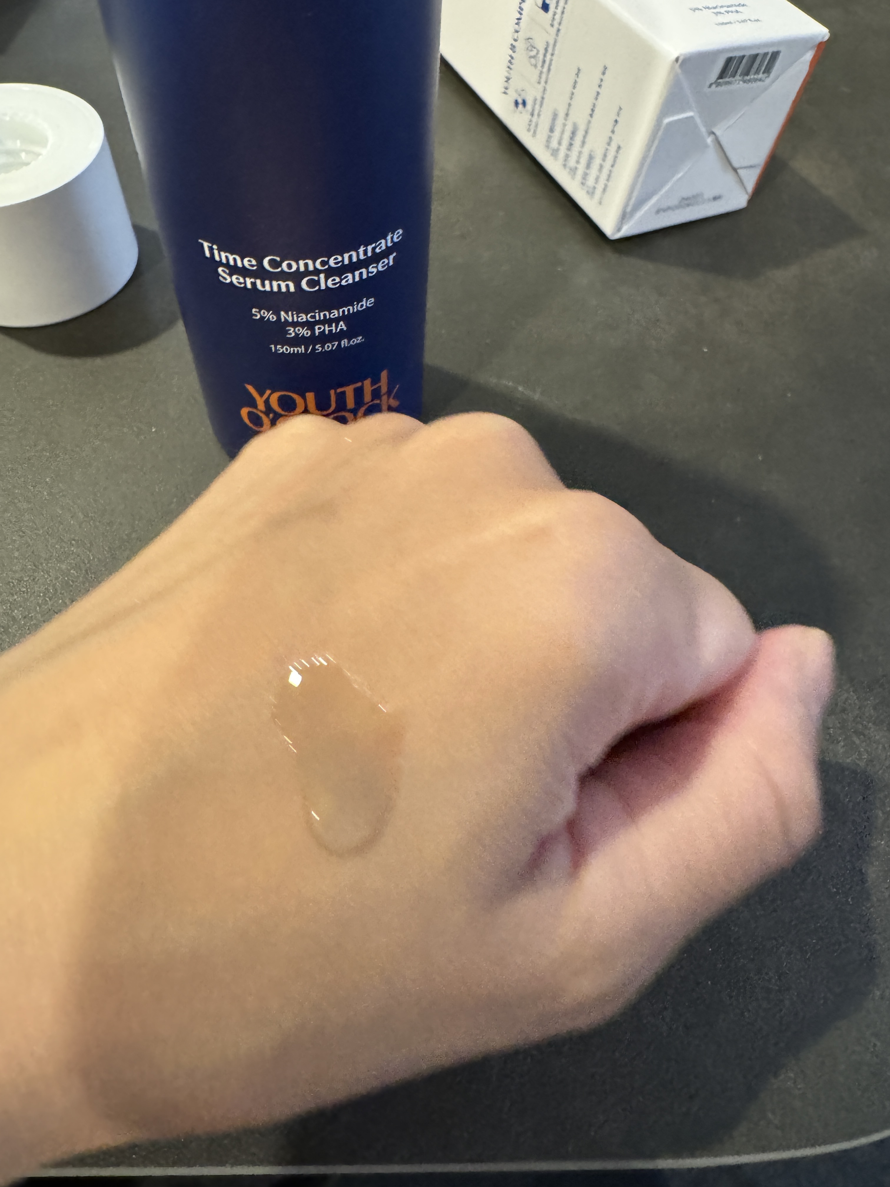 タイムコンセントレイト セラムクレンザー /Youth o' clock/クレンジングジェルを使ったクチコミ（3枚目）