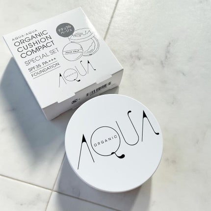 オーガニッククッションコンパクト/アクア・アクア/クッションファンデーションを使ったクチコミ(2枚目)