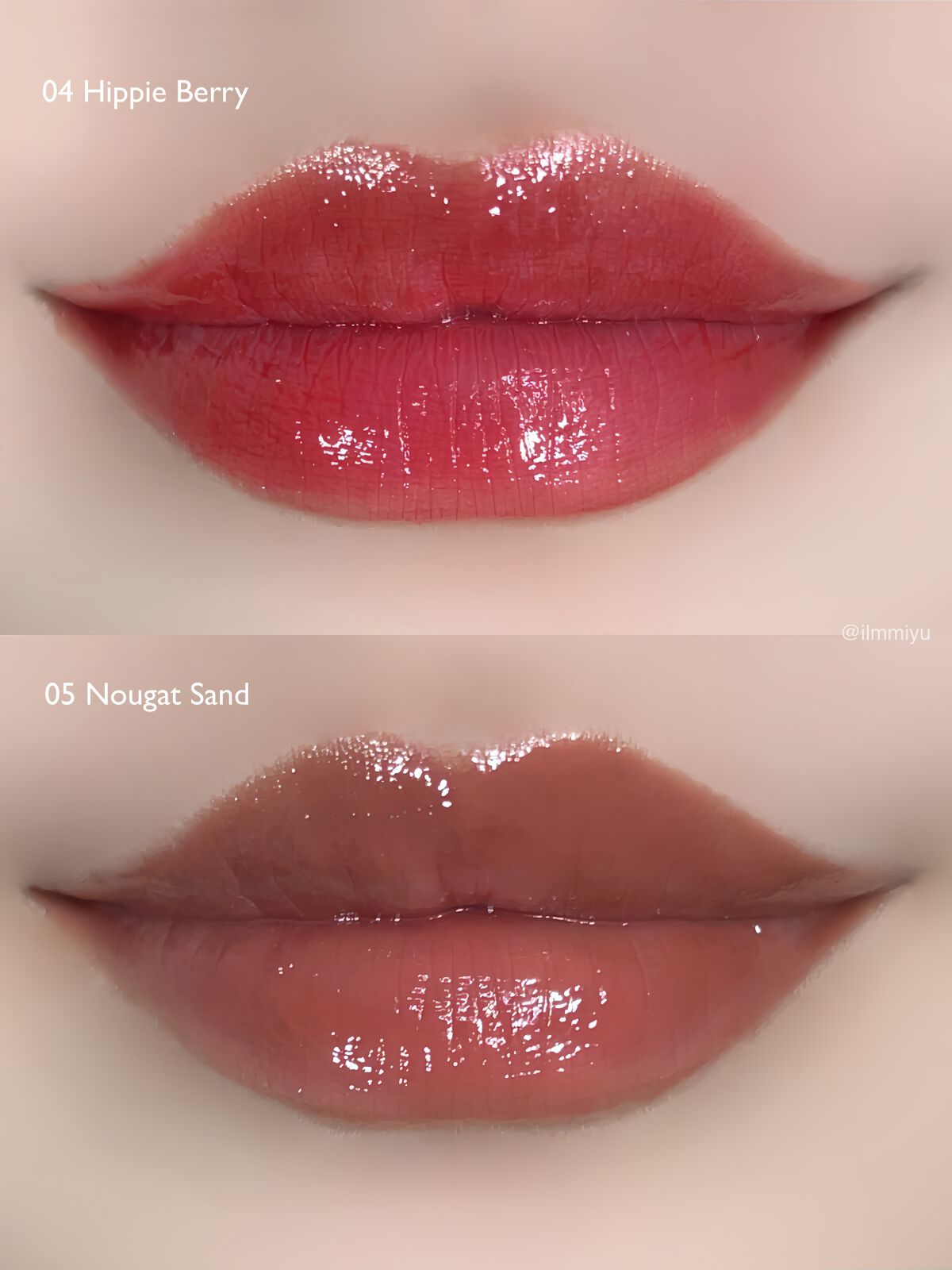 グラスティングメルティングバーム/rom&nd/リップバームを使ったクチコミ(5枚目)