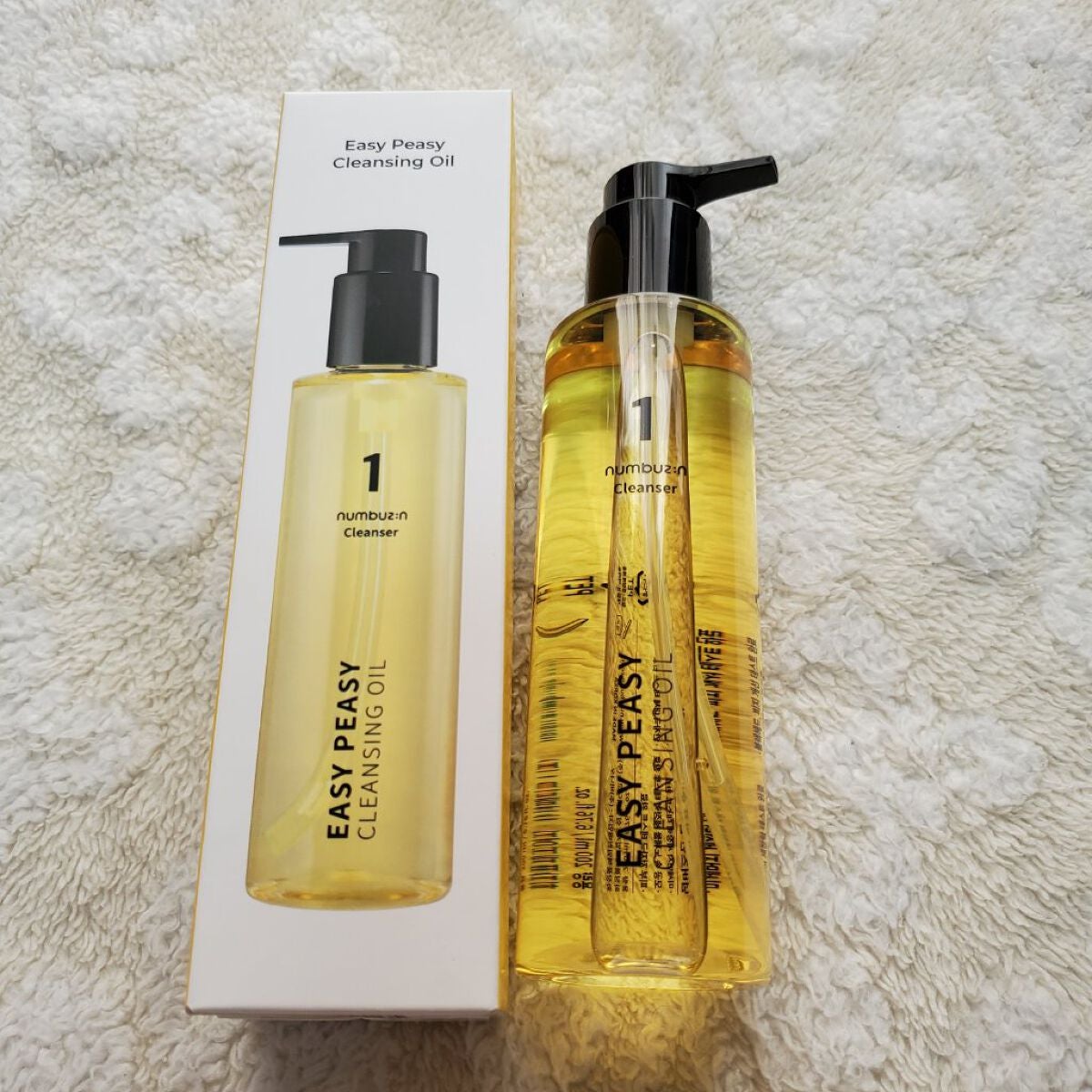 1番 さっぱりすっきりクレンジングオイル/numbuzin/オイルクレンジングを使ったクチコミ(1枚目)