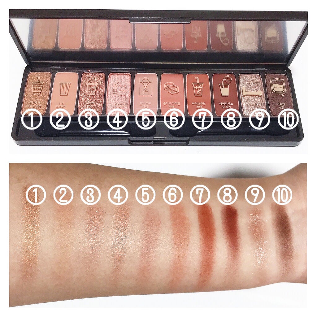 プレイカラー アイシャドウ/ETUDE/アイシャドウパレットを使ったクチコミ(2枚目)