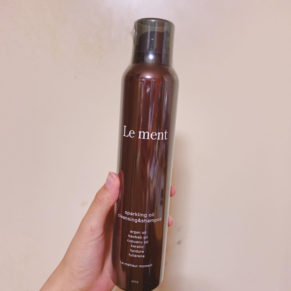 ルメント スパークリングオイル クレンジング&シャンプー/Le ment/市販シャンプーを使ったクチコミ(2枚目)