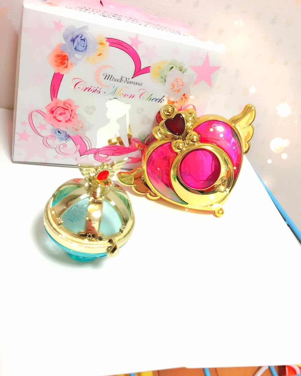 クライシスムーンチーク/ミラクルロマンス/パウダーチークを使ったクチコミ(1枚目)