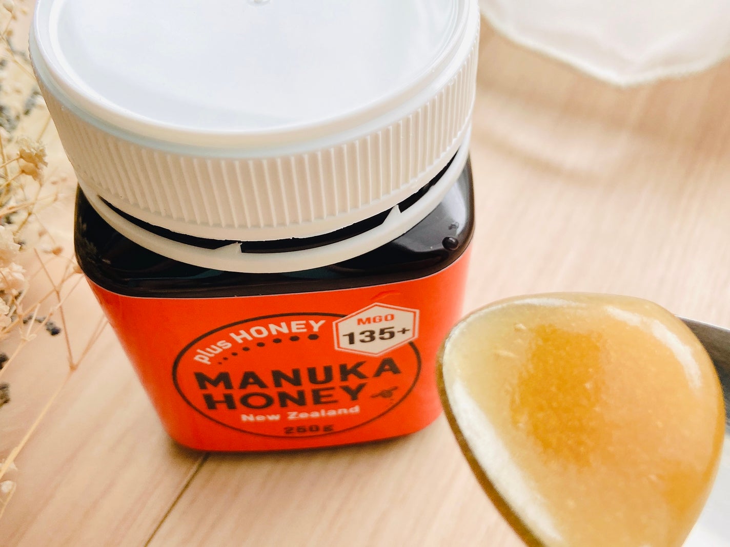 マヌカハニー MGO135+/plusHONEY/食品を使ったクチコミ(7枚目)