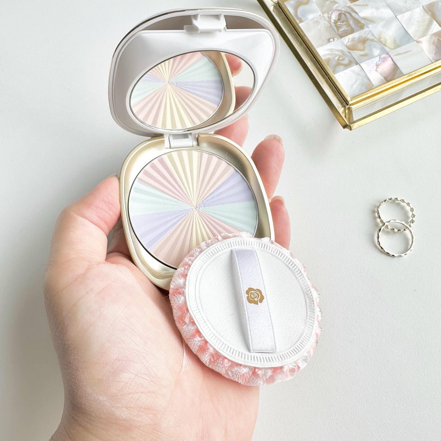 サンブロックルーセントパウダーex./ステファニー/プレストパウダーを使ったクチコミ(4枚目)