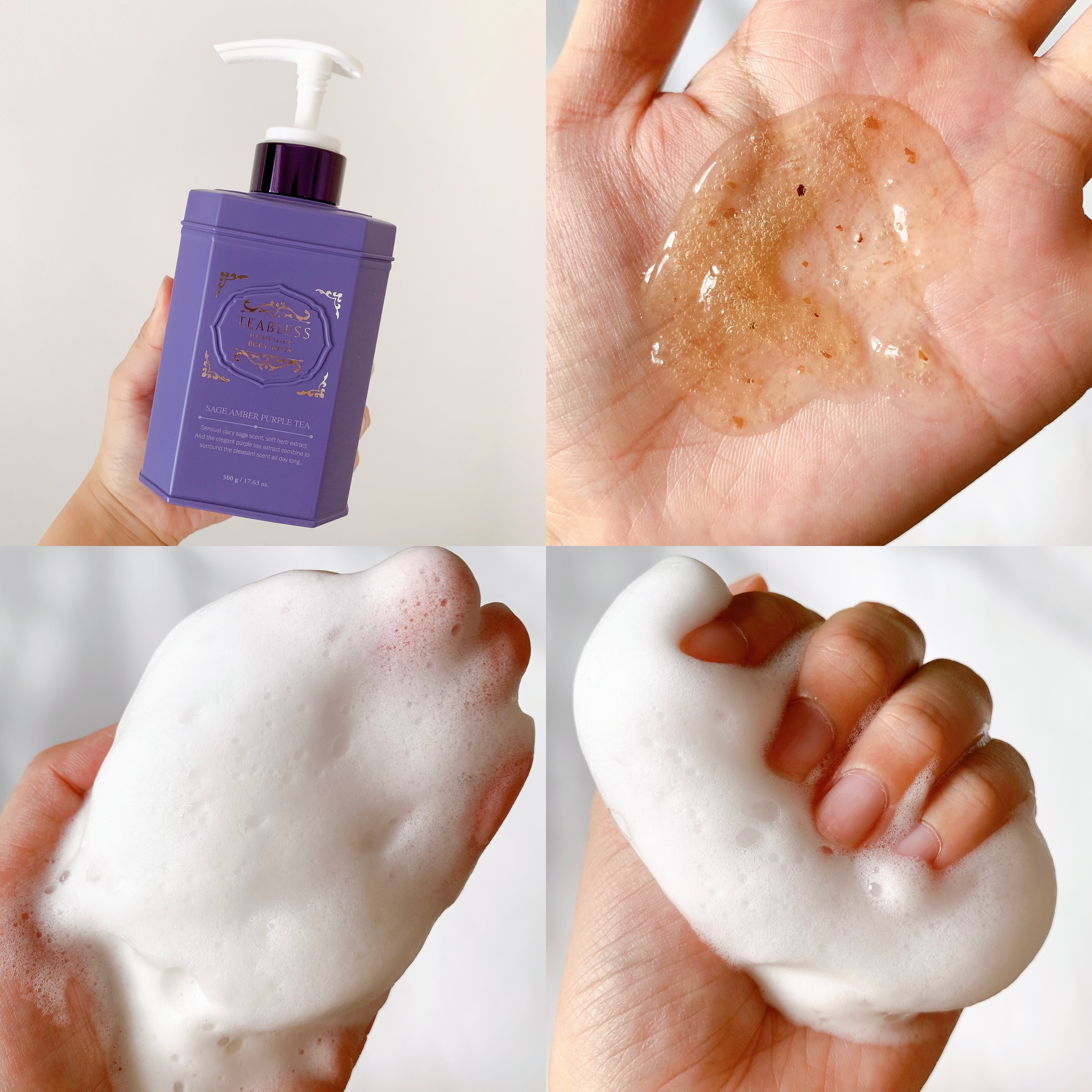 パヒュームヘア＆ボディミスト コットンブルーメロウティー/TEABLESS/ヘアミストを使ったクチコミ（2枚目）