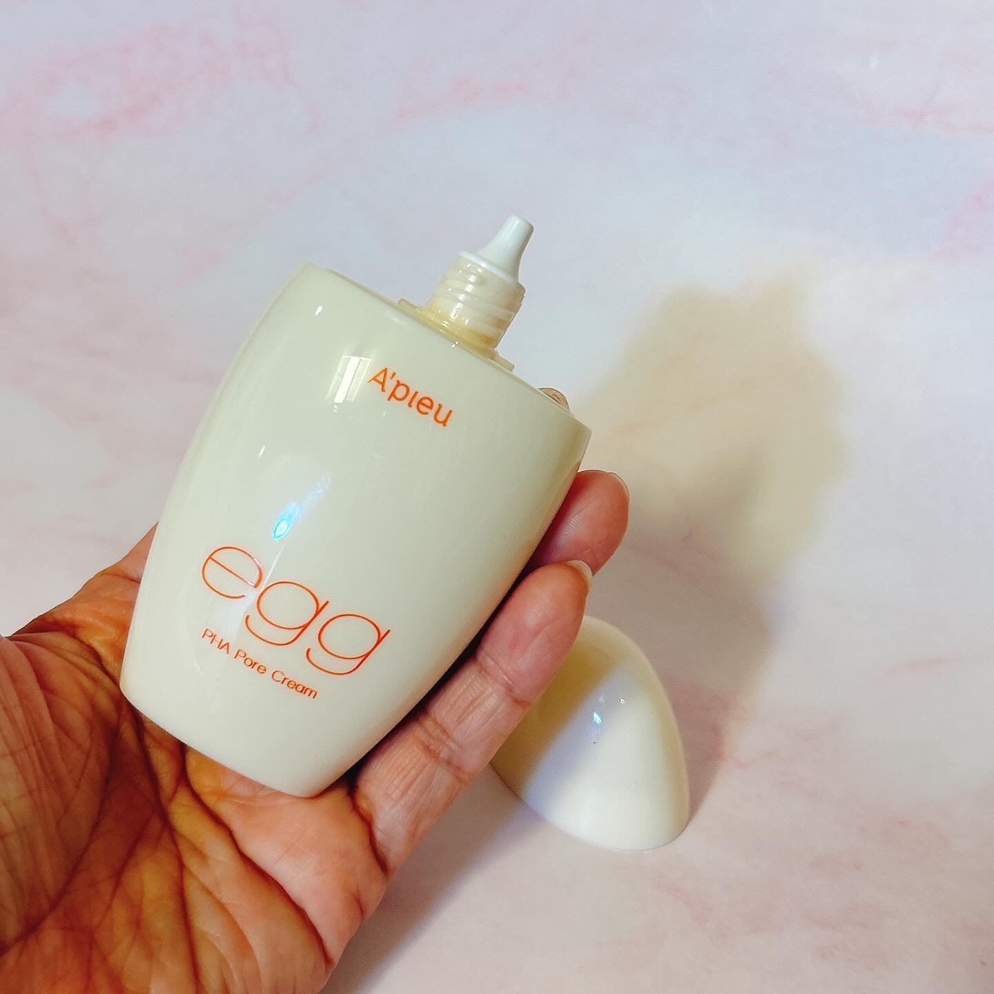 毛穴レスむき卵肌クリーム/A’pieu/フェイスクリームを使ったクチコミ（3枚目）