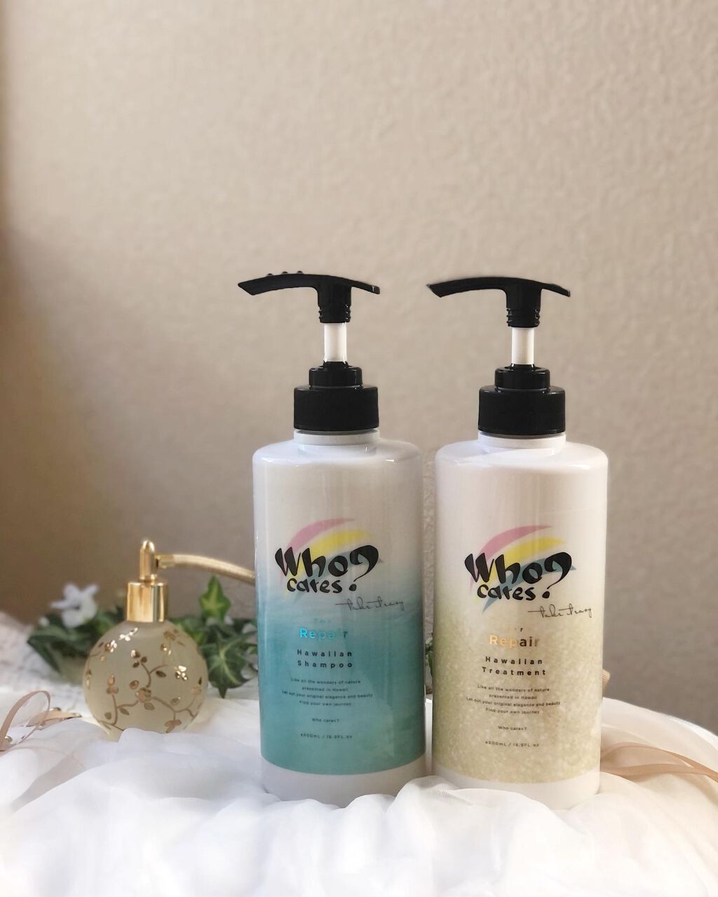 ハワイアンシャンプー&トリートメント <リペア>/who cares?/市販シャンプーを使ったクチコミ(1枚目)