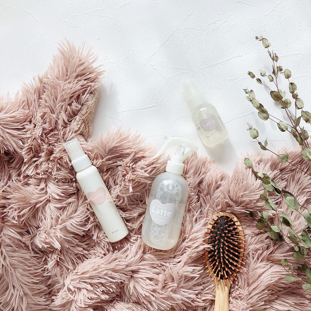 マー&ミー ブラッシング オイルミスト/マー＆ミー　ラッテ/ヘアミストを使ったクチコミ（1枚目）