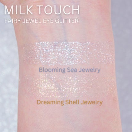 フェアリージュエルアイグリッター/Milk Touch/グリッターを使ったクチコミ(2枚目)