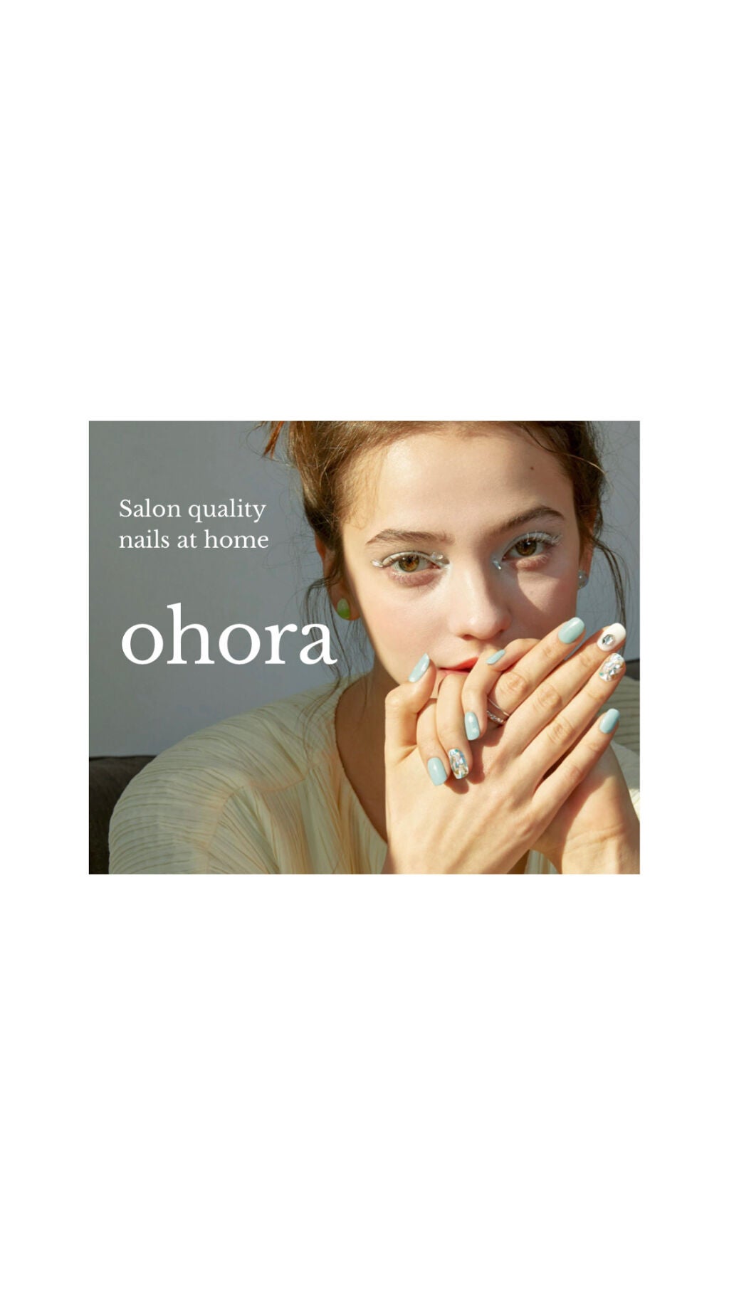 セミキュアジェルネイル(ハンド)/ohora/ネイルシールを使ったクチコミ(1枚目)