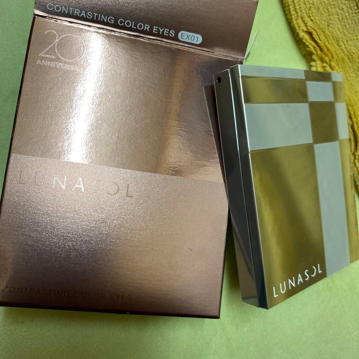 マカロングロウアイズ/LUNASOL/アイシャドウパレットを使ったクチコミ(3枚目)