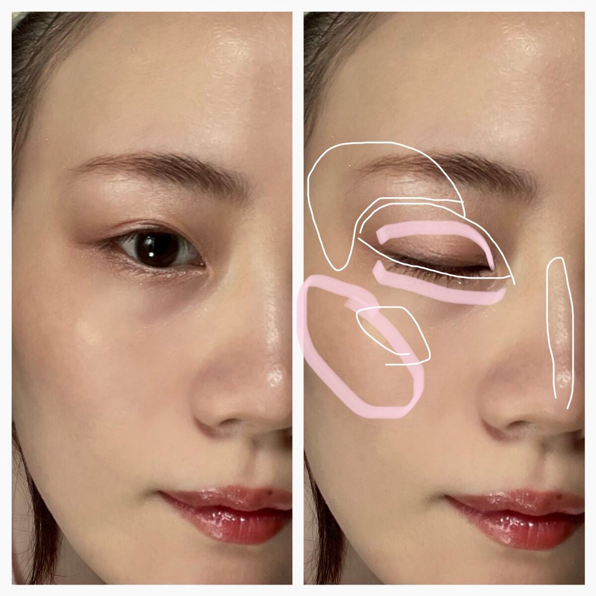 フェイスグロウカラー/CEZANNE/クリームハイライトを使ったクチコミ(4枚目)