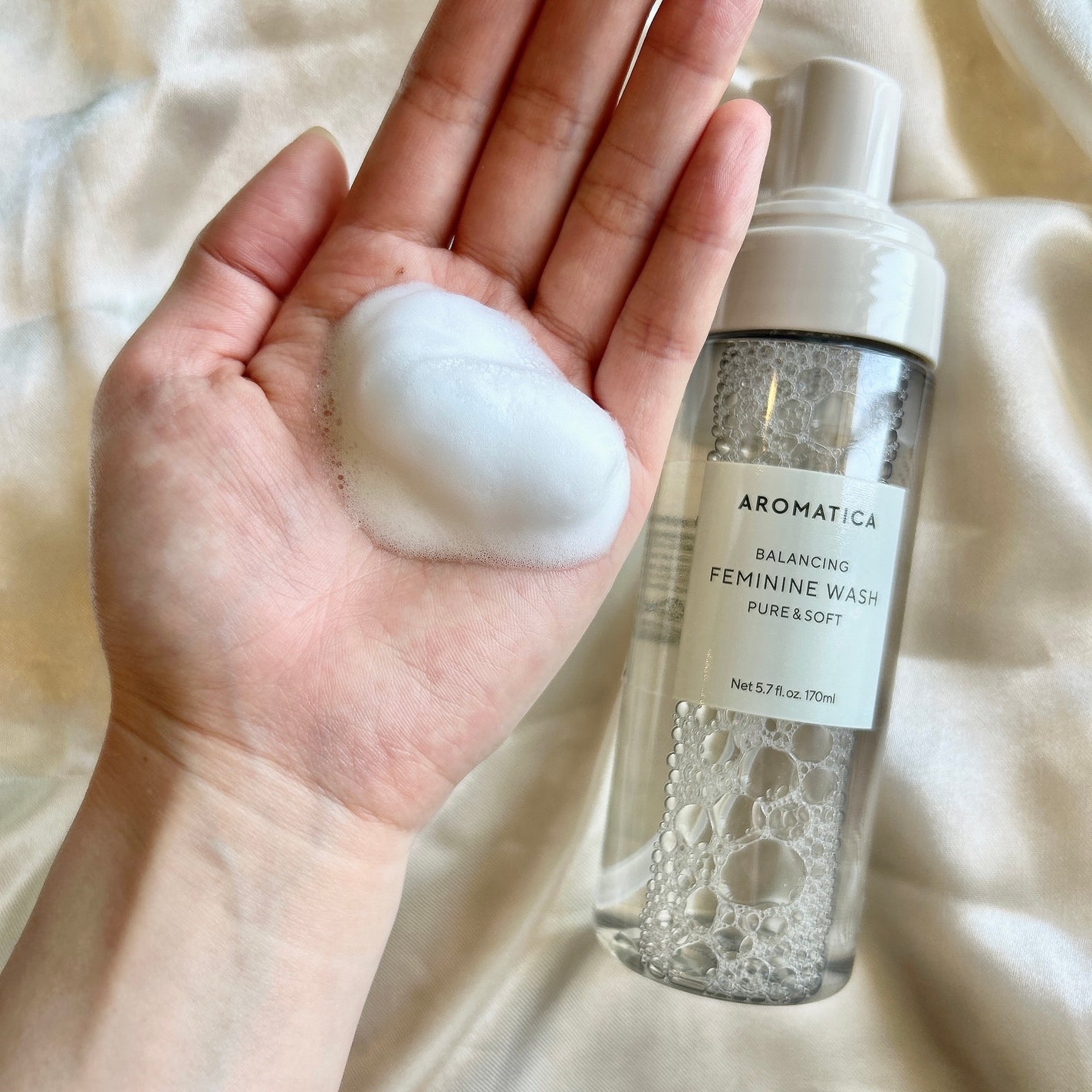 ピュア&ソフトフェミニンウォッシュ /AROMATICA/デリケートゾーンケアを使ったクチコミ(2枚目)