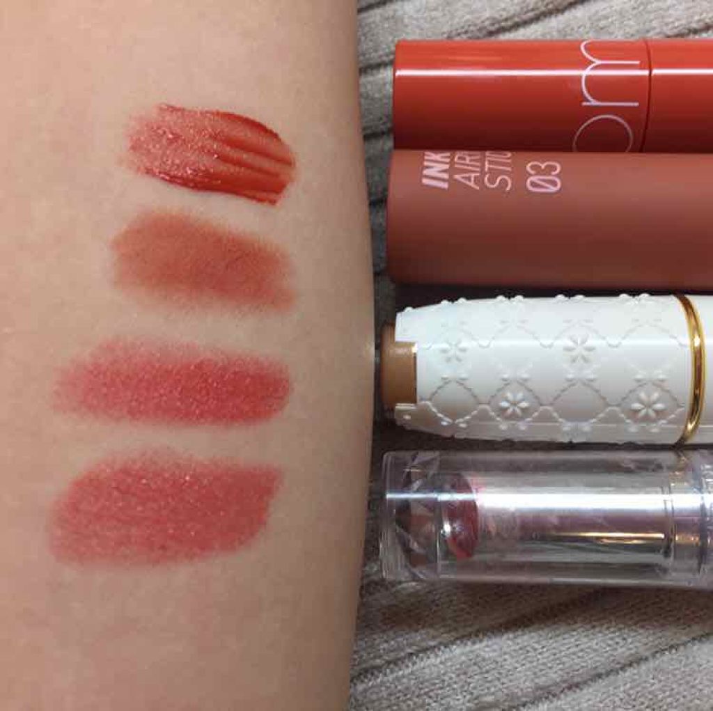 インク エアリー ベルベット スティック/PERIPERA/口紅を使ったクチコミ（2枚目）