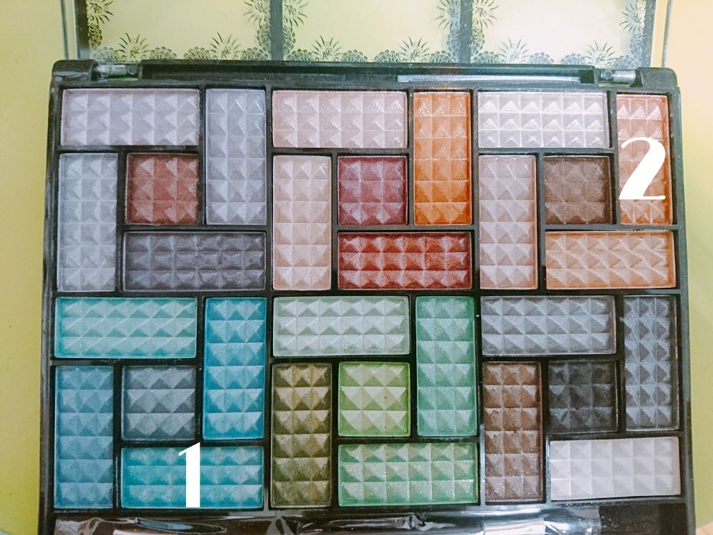 30COLORSEYESHADOWPALETTE/Dolly Angel/アイシャドウパレットを使ったクチコミ(1枚目)