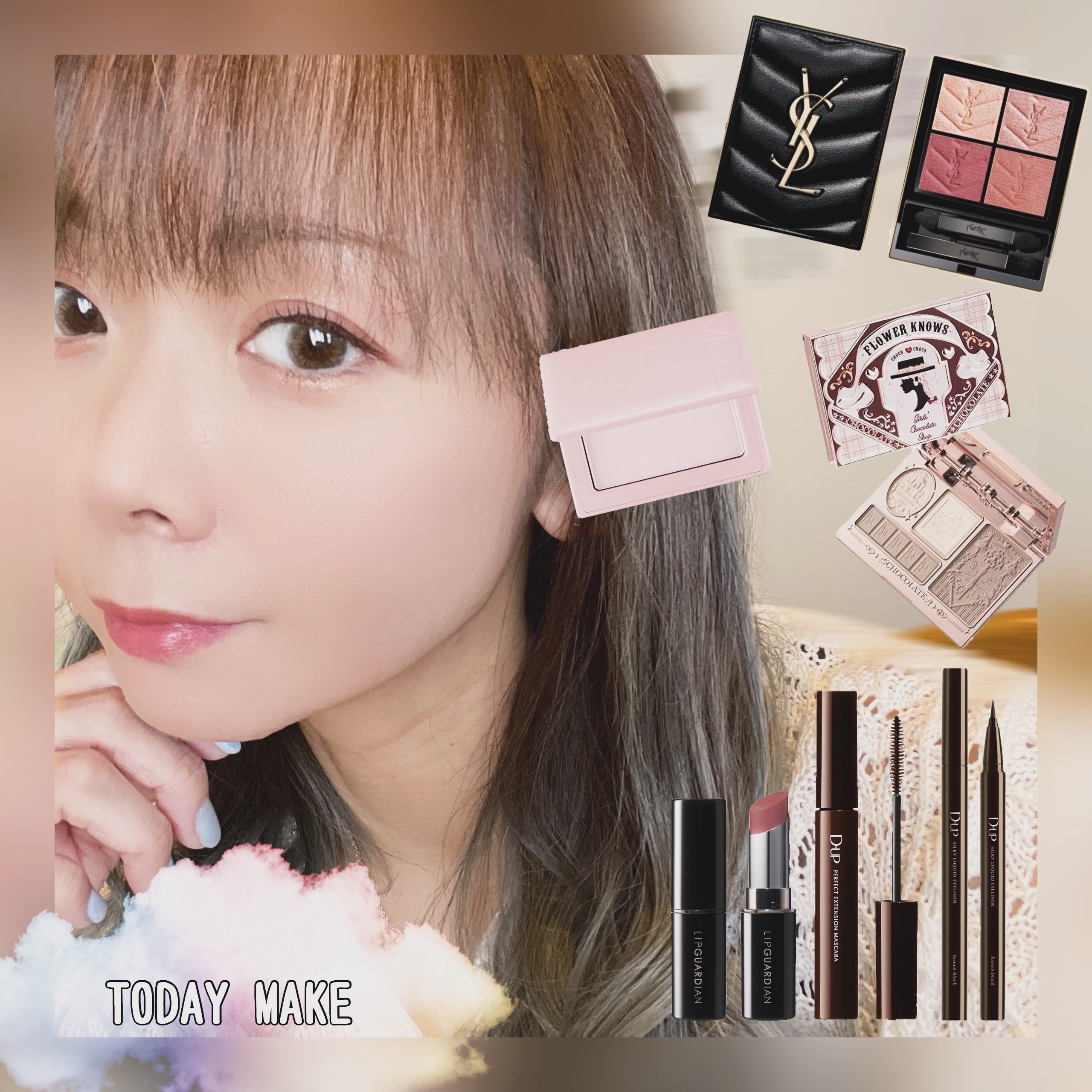 チョコレートシリーズ シェーディングパレット/FlowerKnows/シェーディングを使ったクチコミ（1枚目）