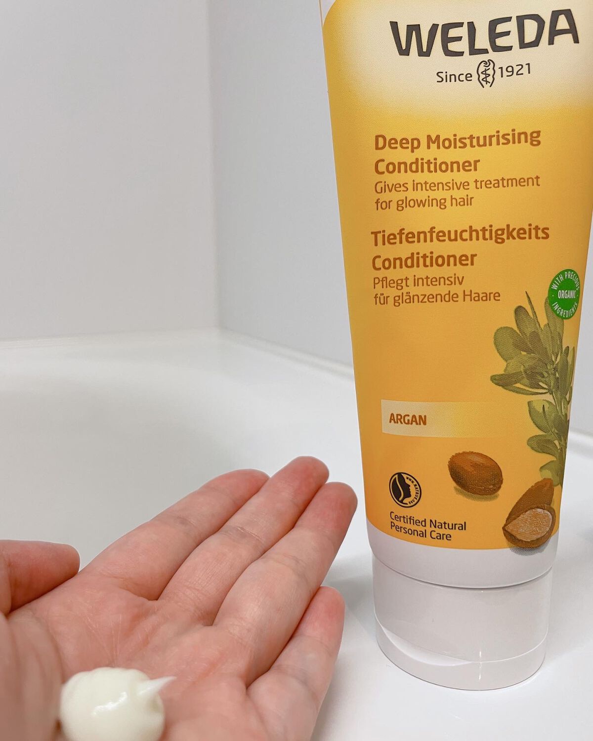 アルガン ヘアシャンプー／ヘアコンディショナー/WELEDA/市販シャンプーを使ったクチコミ（3枚目）