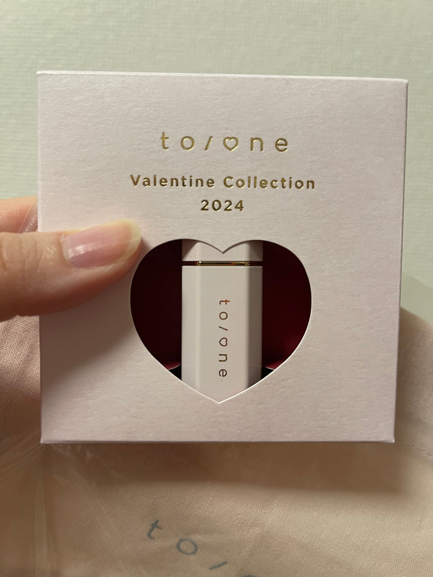 トーン カラー ブロッサム/to/one/口紅を使ったクチコミ(2枚目)