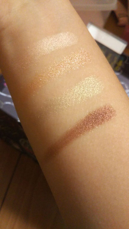 スキニーリッチシャドウ/excel/アイシャドウパレットを使ったクチコミ(3枚目)