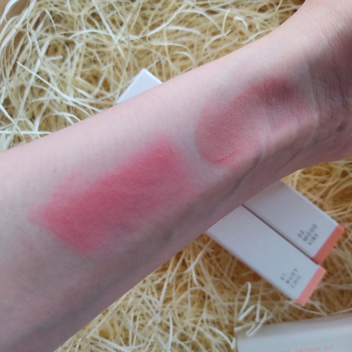 りれママ♥️韓国コスメ🇰🇷フォロバ✌️ on LIPS 「マックスクリニック●リップスプレッドcolor💋01 ヌーディ..」(3枚目)