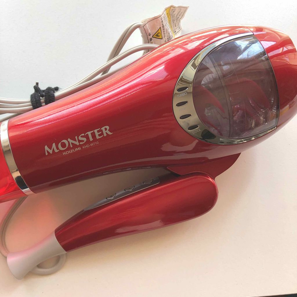 モンスター ダブルファンドライヤー KHD-W720/KOIZUMI/ドライヤーを使ったクチコミ(1枚目)