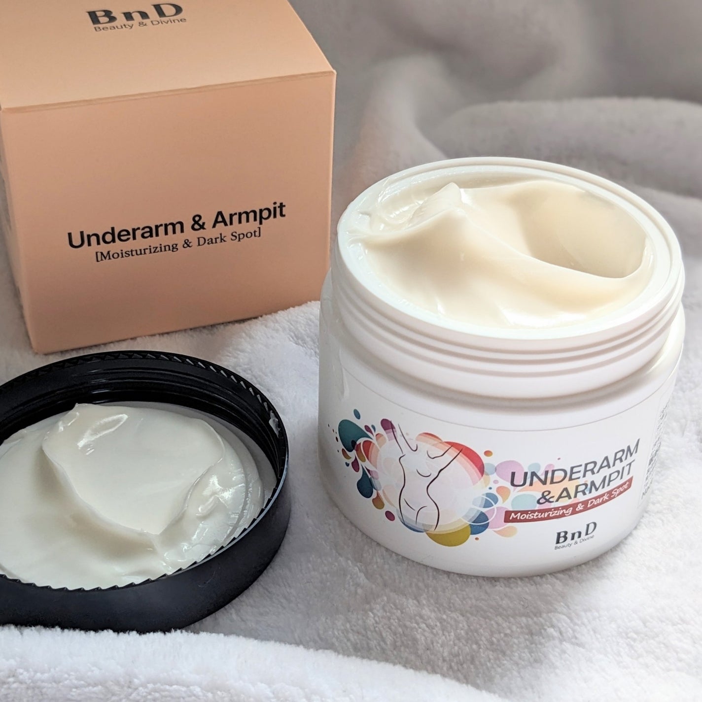 BnDアンダーアームクリーム(ボディクリーム)/BnD/デリケートゾーンケアを使ったクチコミ(1枚目)