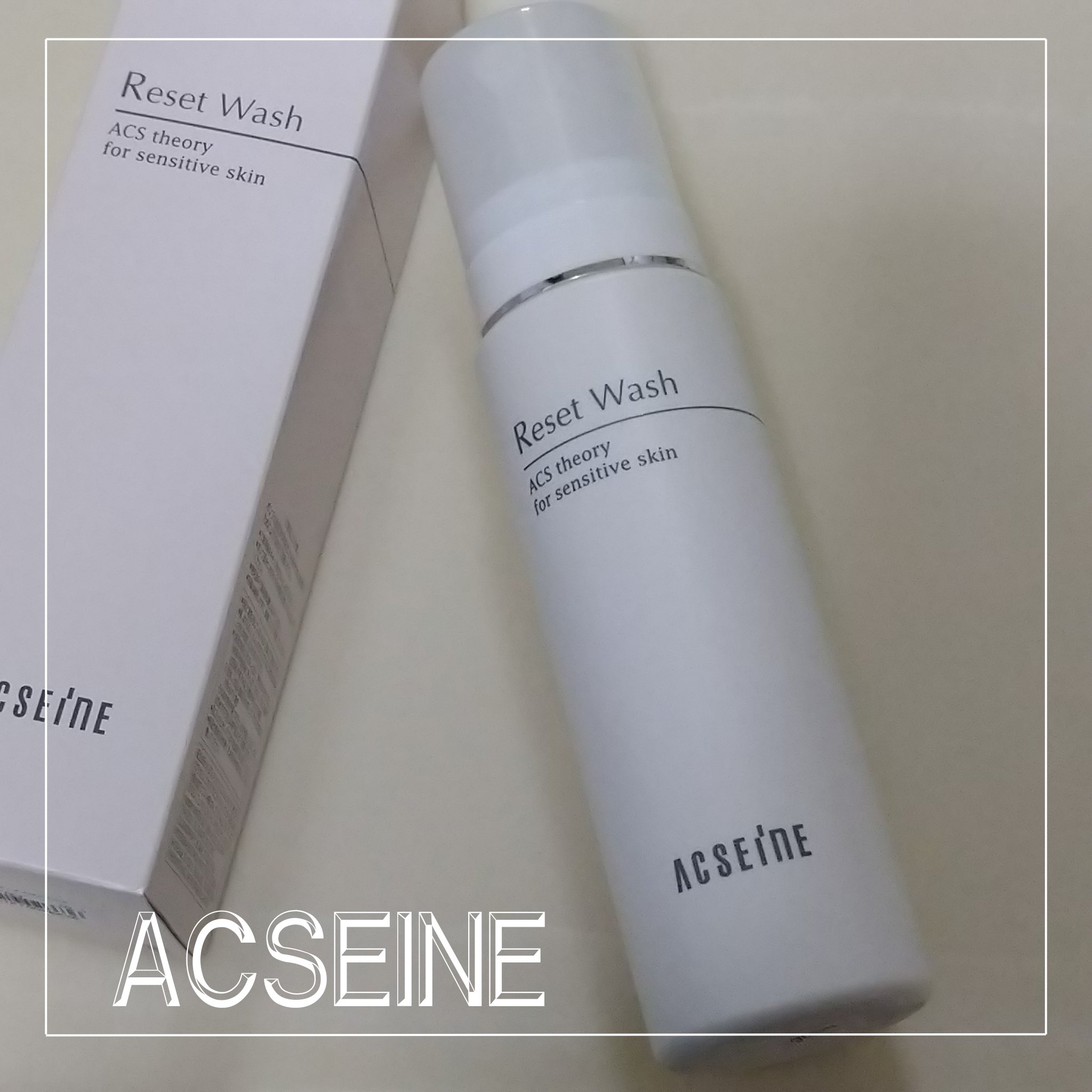 リセット ウォッシュ/ACSEINE/泡洗顔を使ったクチコミ（1枚目）