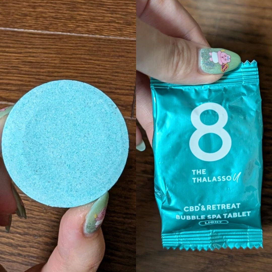 エイトザタラソ ユー CBD＆リトリート バブルスパ タブレット入浴料 ライト シトラスミントの香り/エイトザタラソ/炭酸系入浴剤を使ったクチコミ（2枚目）