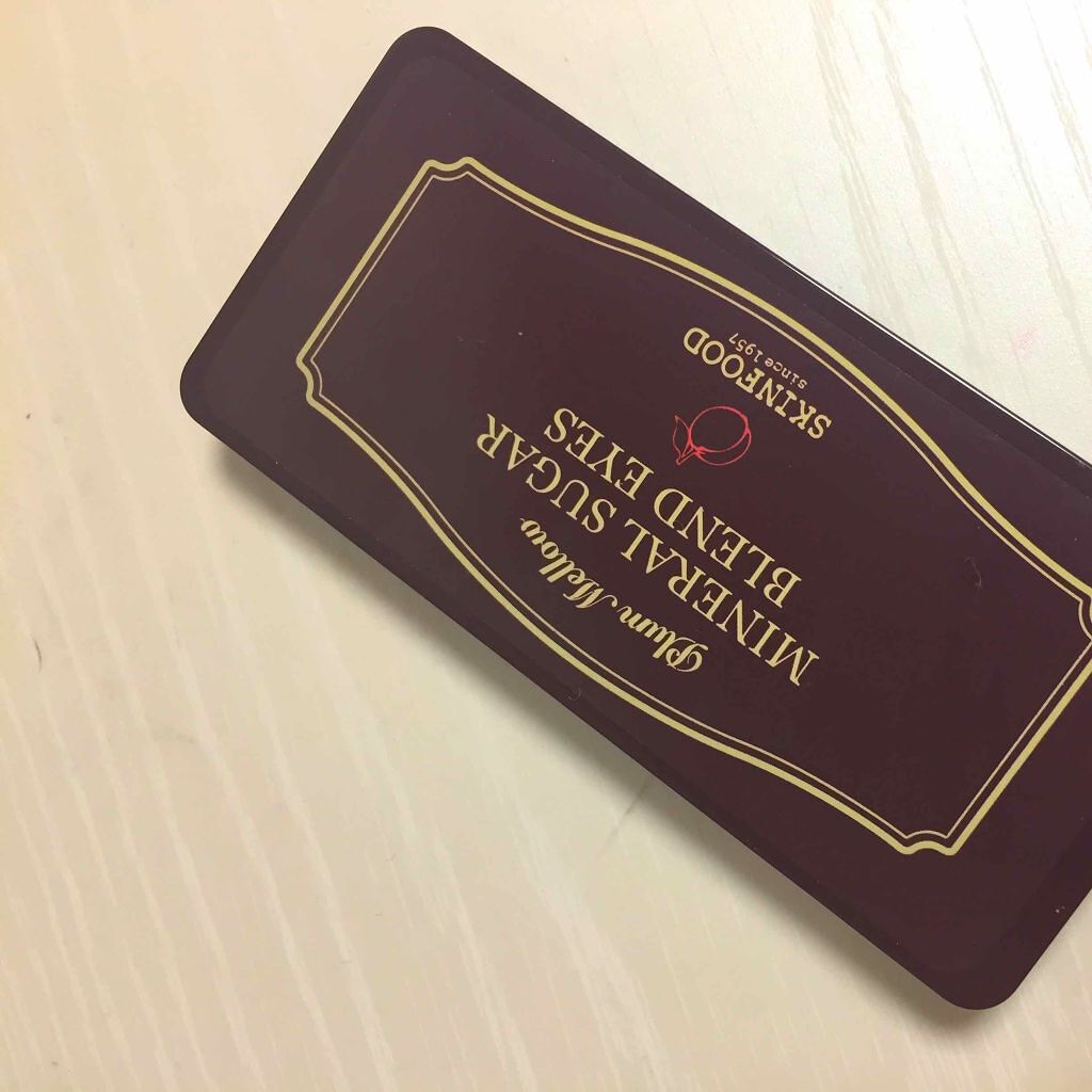 ミネラルシュガー ブレンドアイズ/SKINFOOD/アイシャドウパレットを使ったクチコミ（1枚目）