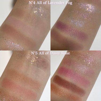 グリッターペディアアイパレット/unleashia/アイシャドウパレットを使ったクチコミ(5枚目)