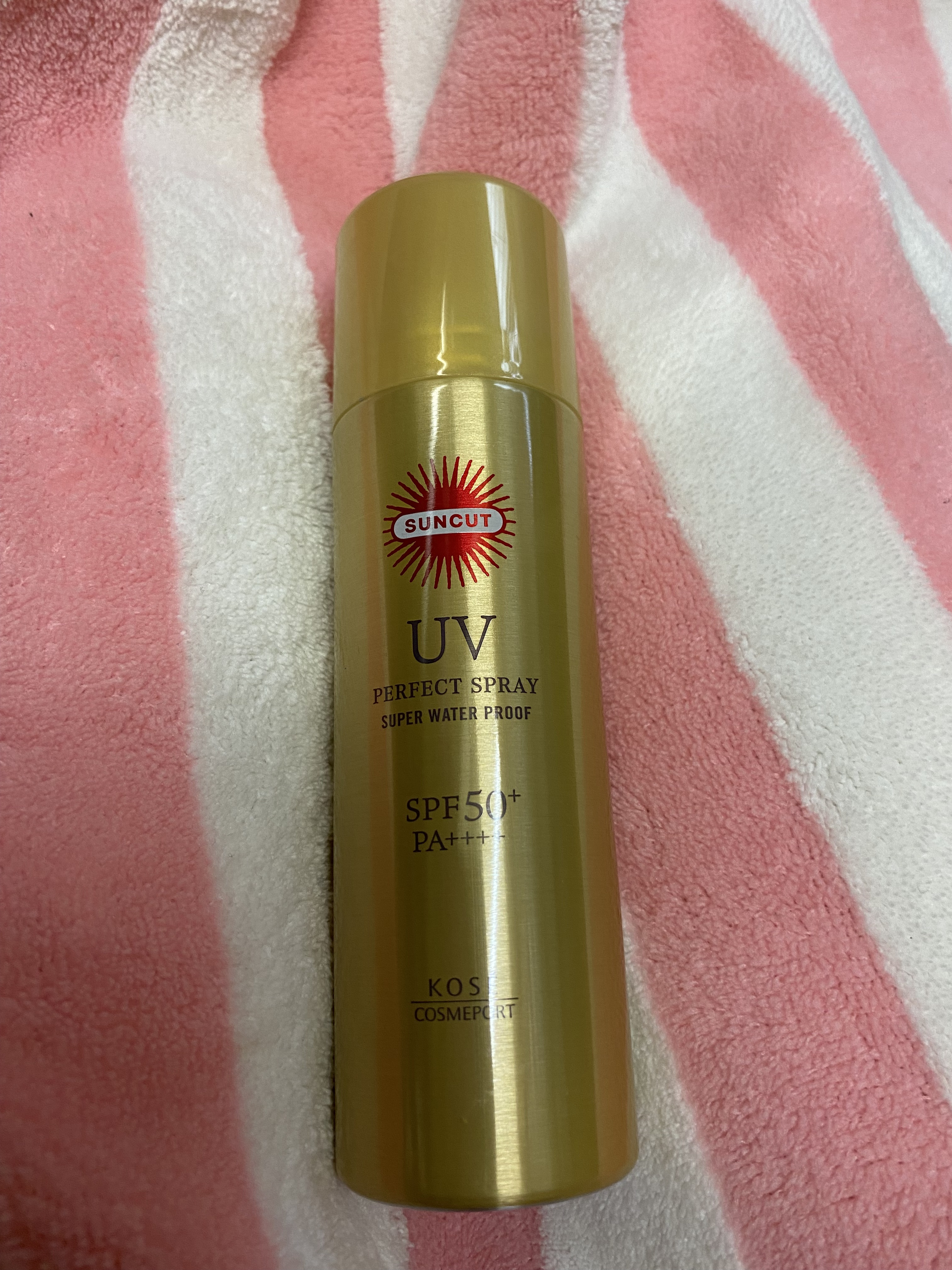 サンカットR パーフェクトUV スプレー 60g【旧】/サンカット®/日焼け止めミスト・スプレーを使ったクチコミ（1枚目）