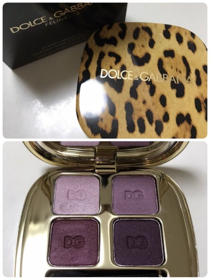 フェリンアイズ インテンスアイシャドウ クアッド/DOLCE&GABBANA BEAUTY/アイシャドウパレットを使ったクチコミ(1枚目)
