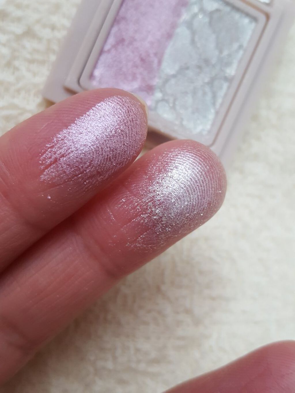 リシェ ダズリング デュオ アイズ/Visée/アイシャドウパレットを使ったクチコミ（3枚目）