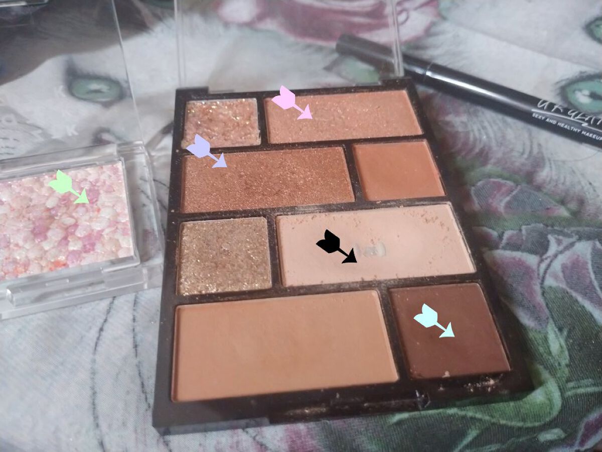 アイシャドウパレット/U R GLAM/アイシャドウパレットを使ったクチコミ（1枚目）