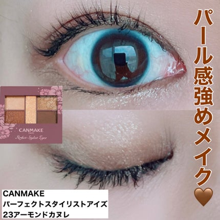 パーフェクトスタイリストアイズ/キャンメイク/アイシャドウパレットを使ったクチコミ(1枚目)