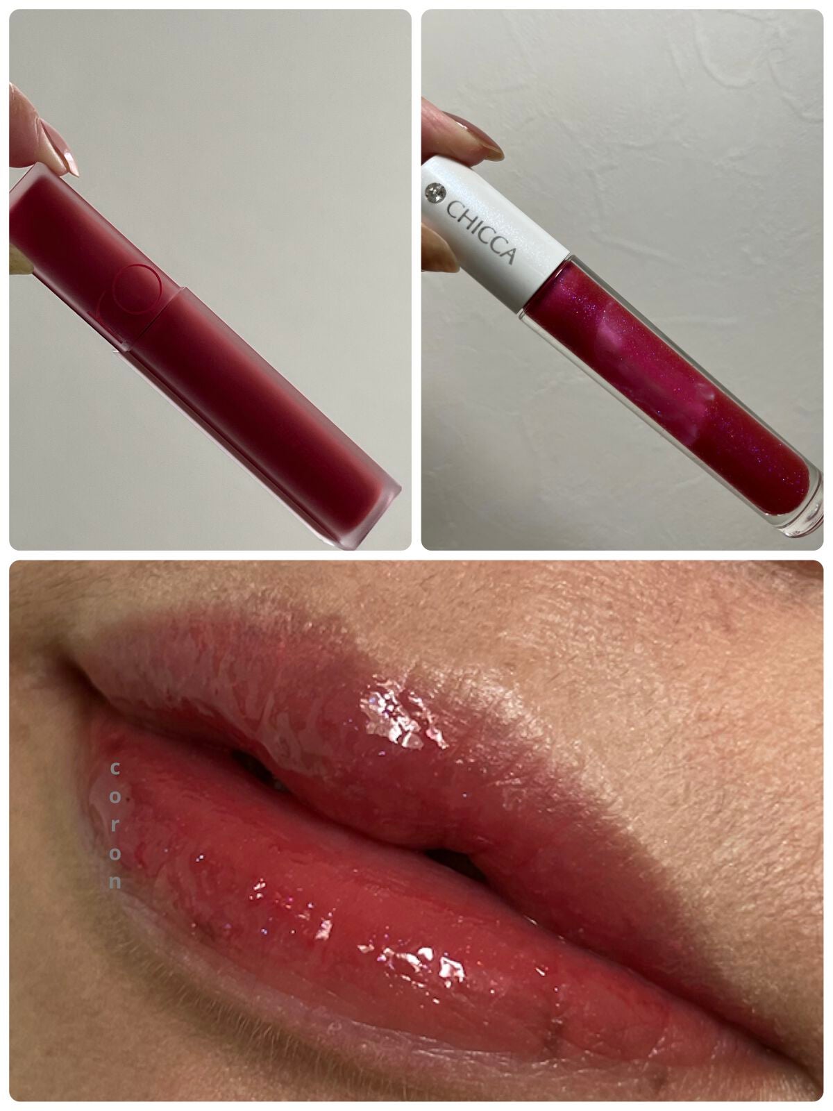 メスメリック グラスリップオイル/CHICCA/リップグロスを使ったクチコミ(1枚目)