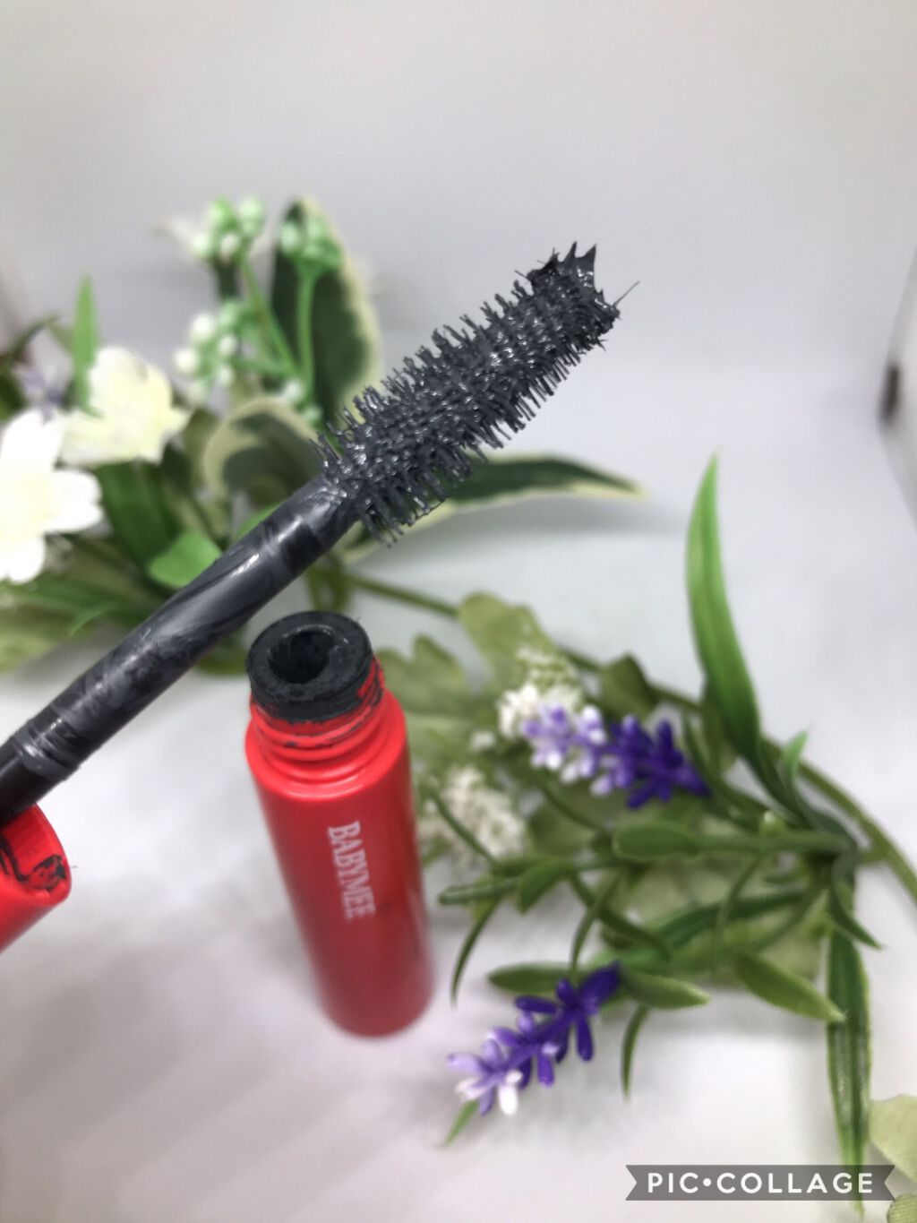 ニュアンスカラーマスカラ/BABYMEE/マスカラを使ったクチコミ（2枚目）