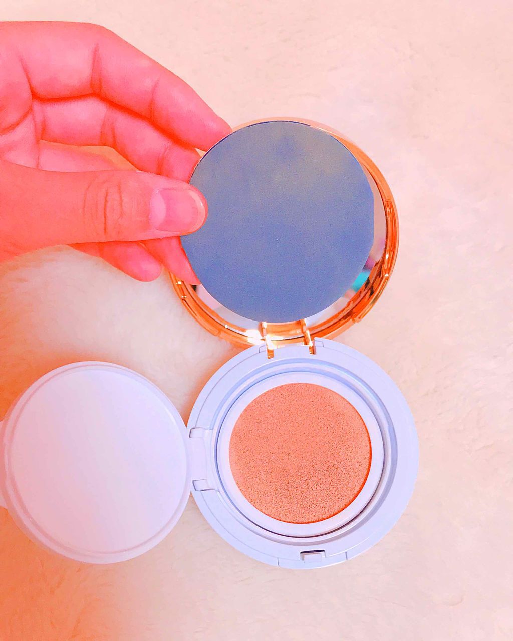 スーパーモイストクッションファンデーション/プレスカワジャパン/クッションファンデーションを使ったクチコミ（2枚目）